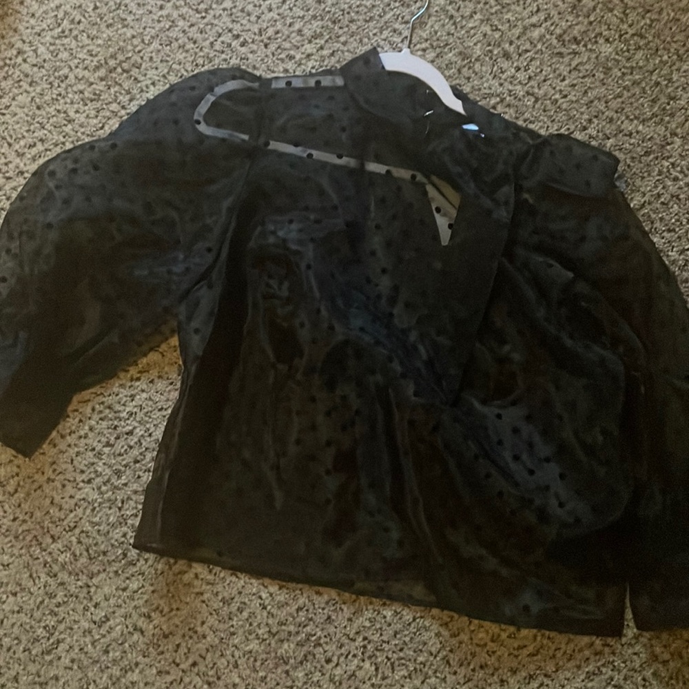 -BRAND NEW- Blouse see through by H&M- size large in women